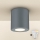 Brilagi - Luminária exterior LED RGBW regulável MIA 1xGU10/4,8W/230V 3000K 84x80 mm antracite IP54 + comando remoto