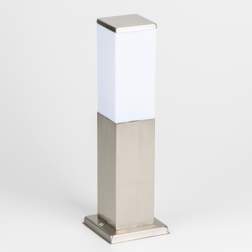 Brilagi - Luminária exterior NOVA 1xE27/15W/230V 40 cm IP44 cromado mate