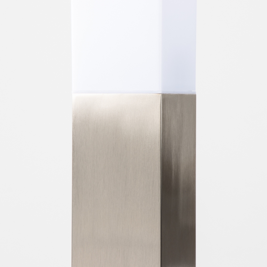 Brilagi - Luminária exterior NOVA 1xE27/15W/230V 40 cm IP44 cromado mate