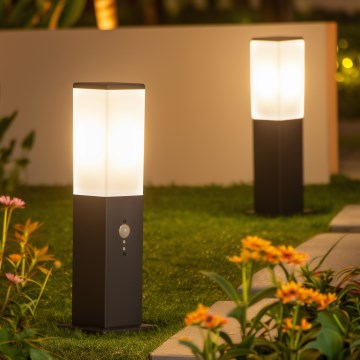 Brilagi - Luminária exterior NOVA com sensor 1xE27/15W/230V 40 cm IP44 antracite