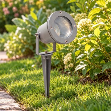 BRILAGI - Luminária exterior TERRA 1xGU10/50W/230V IP65 cinzenta
