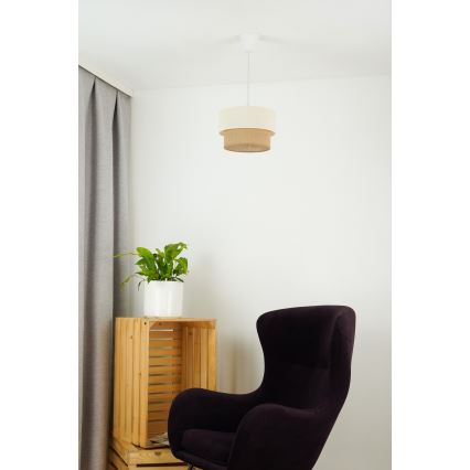 Brilagi - Lustre LED suspenso BOHO STYLE 1xE27/15W/230V diâmetro 25 cm