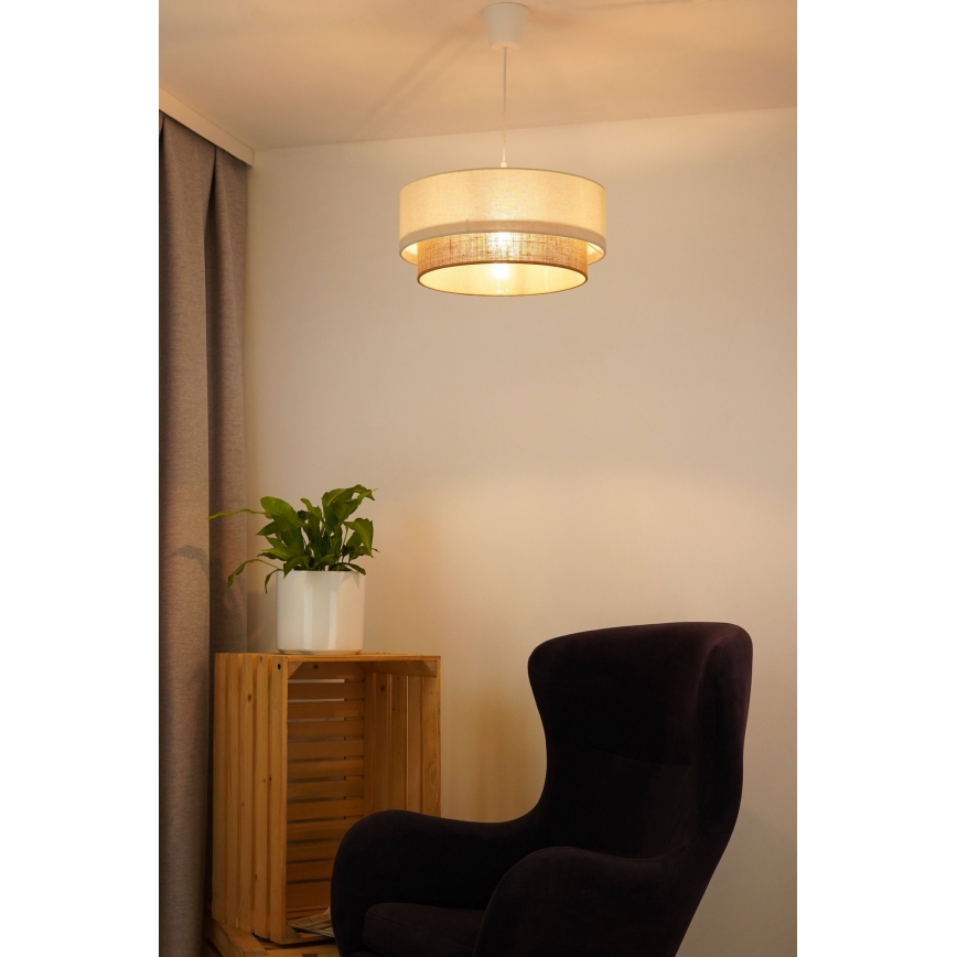 Brilagi - Lustre LED suspenso BOHO STYLE 1xE27/15W/230V diâmetro 40 cm