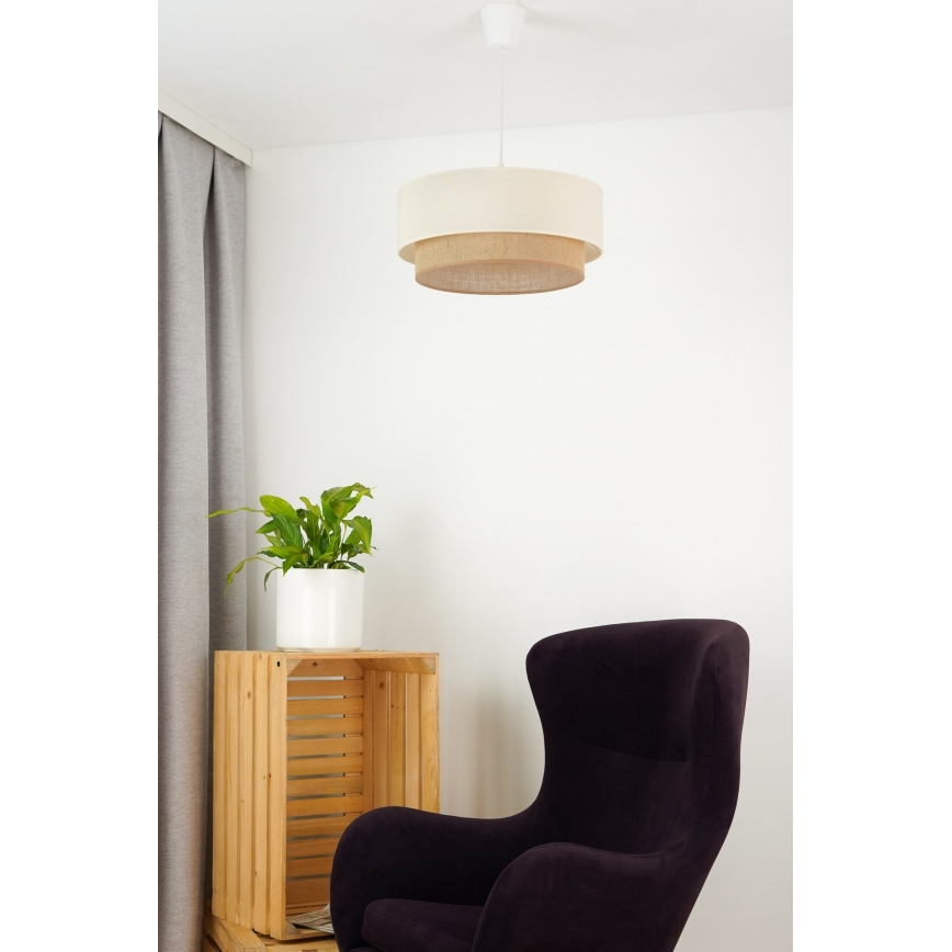 Brilagi - Lustre LED suspenso BOHO STYLE 1xE27/15W/230V diâmetro 40 cm