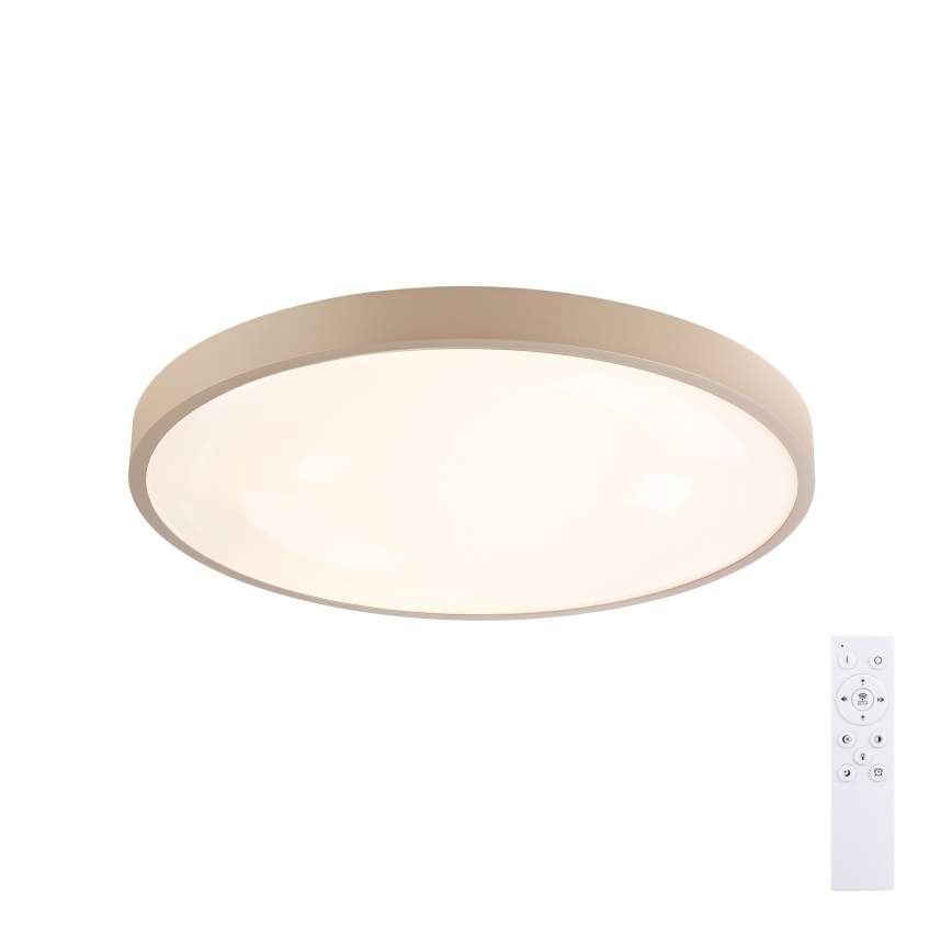 Brilagi - Candeeiro de tecto LED dimável GLASS POOL DOUBLE LED/60W/230V 3000-6000K 50 cm bege + controlo remoto