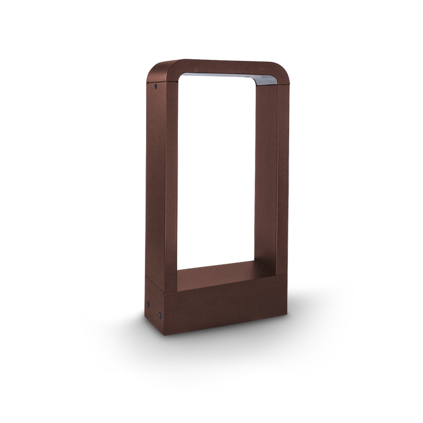 Brilagi - Luminária LED de exterior BARI LED/7W/230V 3000/4000/6000K castanha IP54 30 cm