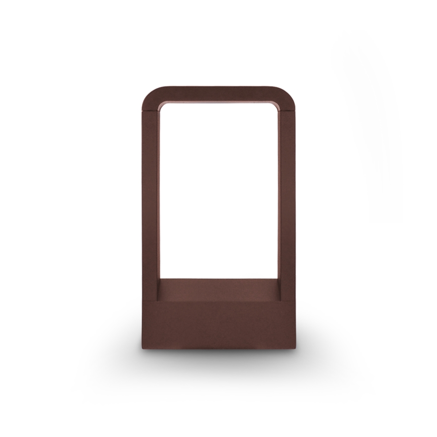 Brilagi - Luminária LED de exterior BARI LED/7W/230V 3000/4000/6000K castanha IP54 30 cm