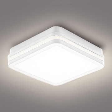 Brilagi - Luminária LED de exterior BENE LED/24W/230V 26x26 cm branca IP54