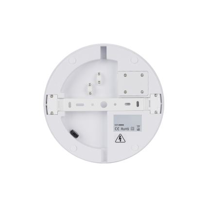 Brilagi - Luminária de teto LED para exterior com sensor BENE LED/18W/230V Ø 21,5 cm branca IP54