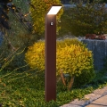 Brilagi - Luminária LED de exterior com sensor RIANO LED/8W/230V castanha IP65 80 cm