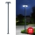 Brilagi - Luminária LED de rua com poste de 3 m URBANSPARK LED/120W/230V antracite IP65