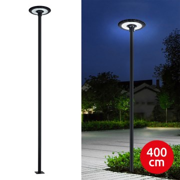 Brilagi - Luminária LED de rua com poste de 4 m URBANSPARK LED/120W/230V preta IP65