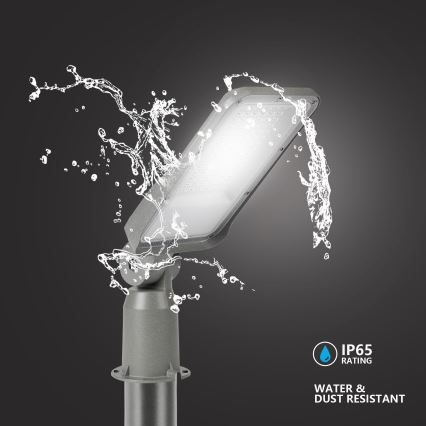 Brilagi - Luminária LED de rua exterior com articulação URBANLIGHT LED/50W/230V cinzenta IP65