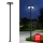 Brilagi - Luminária LED de rua exterior com poste de 3 m URBANSPARK LED/120W/230V preta IP65