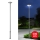 Brilagi - Luminária LED de rua para exterior com poste de 5 m URBANSPARK LED/120W/230V antracite IP65