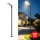 Brilagi - Luminária LED de rua para exterior com poste e braço articulado de 4 m URBANLIGHT LED/200W/230V preta IP65