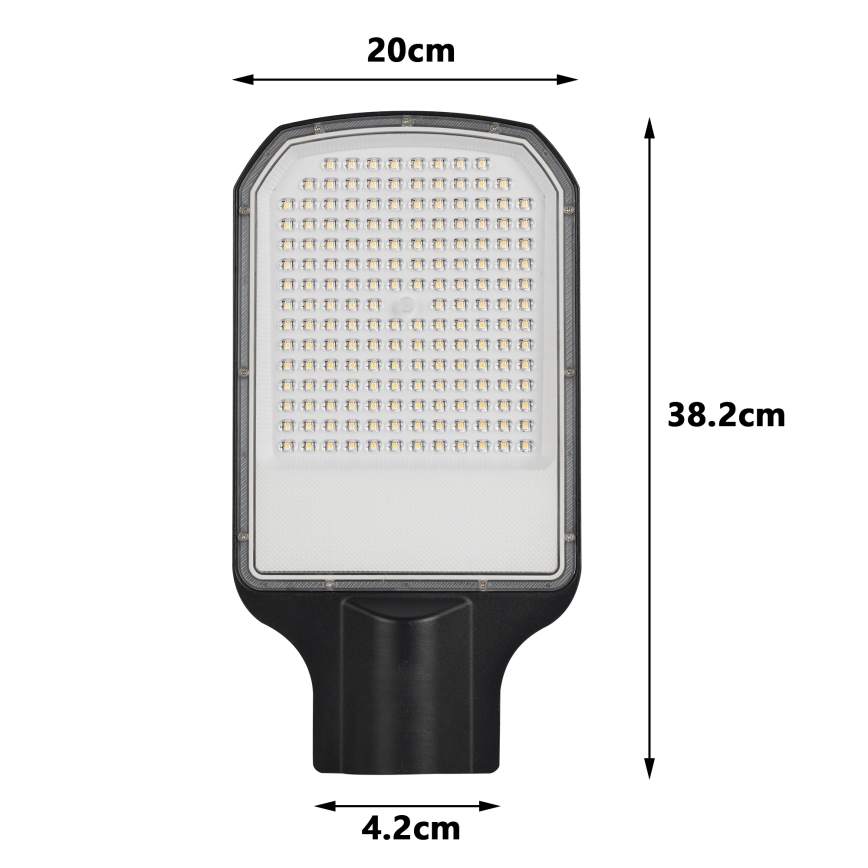 Brilagi - Luminária LED de rua URBANLIGHT LED/100W/230V preta IP65