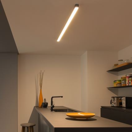 Brilagi - Candeeiro de teto de montagem superficial FULLDAY LED/30/40/50W/230V 2700/4000/6000K 150 cm preto