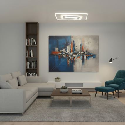 BRILAGI - Candeeiro de teto LED dimerizável MODERN LED/51W/230V 3000-6000K 20x40 cm + controlo remoto