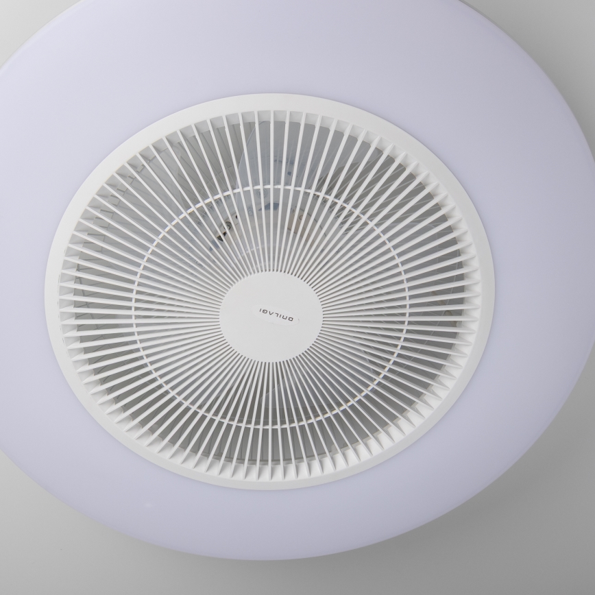 Brilagi - Luminária LED Regulável com Ventilador AURA LED/38W/230V 3000-6000K branco + comando à distância