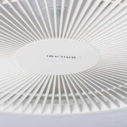 Brilagi - Luminária LED Regulável com Ventilador AURA LED/38W/230V 3000-6000K branco + comando à distância