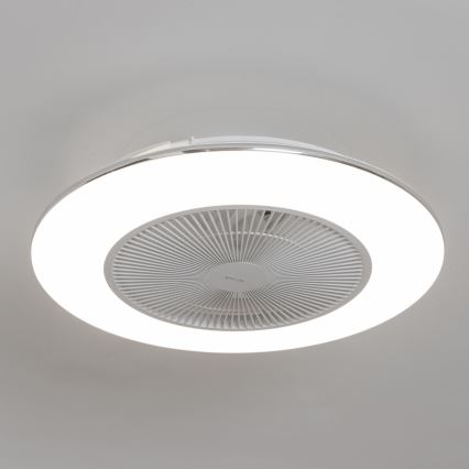 Brilagi - Luminária LED Regulável com Ventilador AURA LED/38W/230V 3000-6000K branco + comando à distância