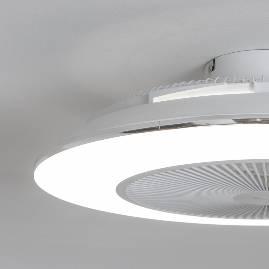 Brilagi - Luminária LED Regulável com Ventilador AURA LED/38W/230V 3000-6000K branco + comando à distância