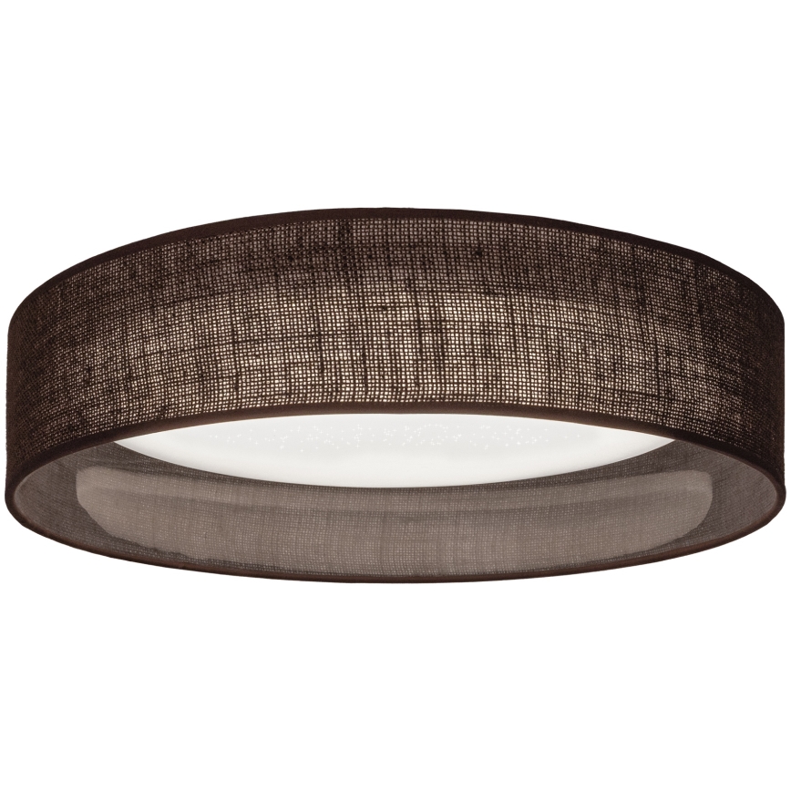 Brilagi - Luminária de teto LED regulável VELVET SMARTIX STARS LED/36W/230V 3000-6000K Ø 55 cm castanho Wi-Fi Tuya Beacon + comando remoto