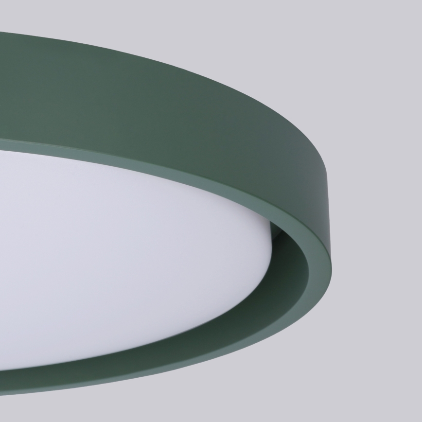 Brilagi - Candeeiro de teto LED regulável MATTEO LED/48W/230V 3000-6500K Ø 41 cm verde + controlo remoto