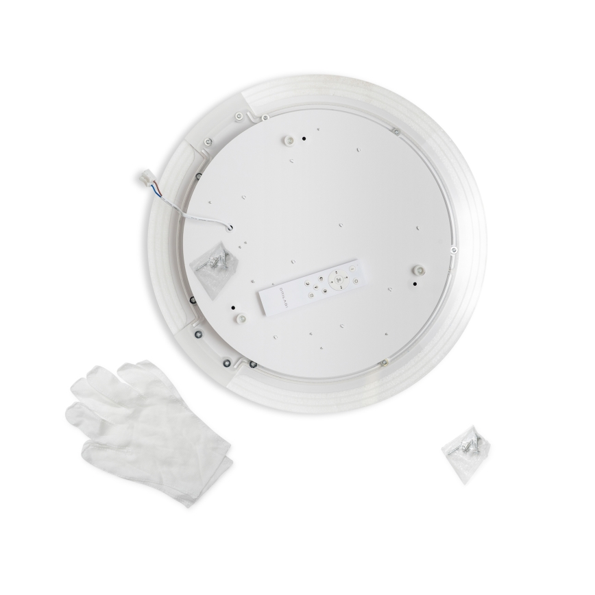 Brilagi - Luminária de teto LED dimerizável ORELIS LED/80W/230V 3000-6000K diâmetro 50 cm + controle remoto