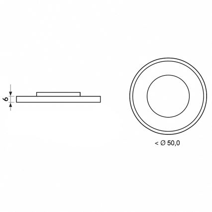 Brilagi - Luminária de teto LED dimerizável ORELIS LED/80W/230V 3000-6000K diâmetro 50 cm + controle remoto