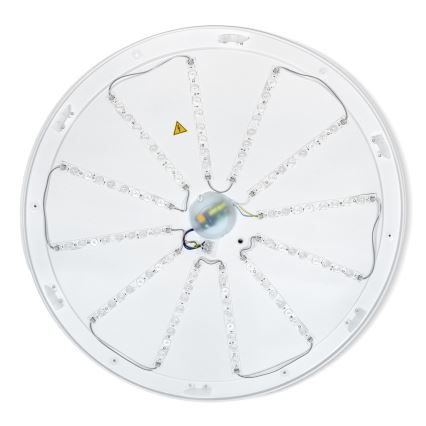 Brilagi - Candeeiro de tecto LED regulável PILANA LED/72W/230V 3000-6500K carvalho/preto Ø 80 cm + controlo remoto