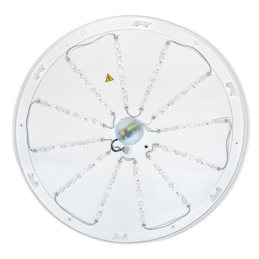 Brilagi - Candeeiro de tecto LED regulável PILANA LED/72W/230V 3000-6500K carvalho/preto Ø 80 cm + controlo remoto