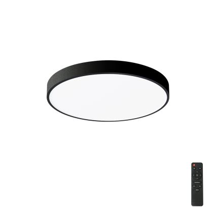 Brilagi - Candeeiro de teto LED regulável POOL LED/60W/230V 3000-6000K Ø 60 cm preto + controlo remoto