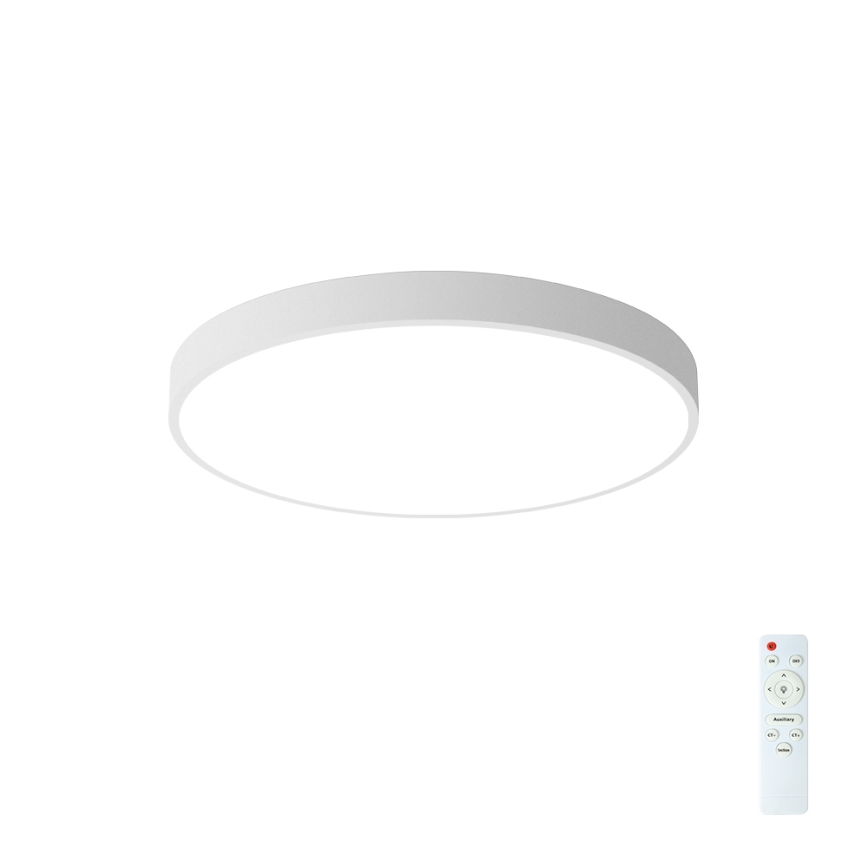 Brilagi - Luminária de teto LED regulável POOL LED/60W/230V 3000-6000K diâmetro 60 cm branca + controlo remoto