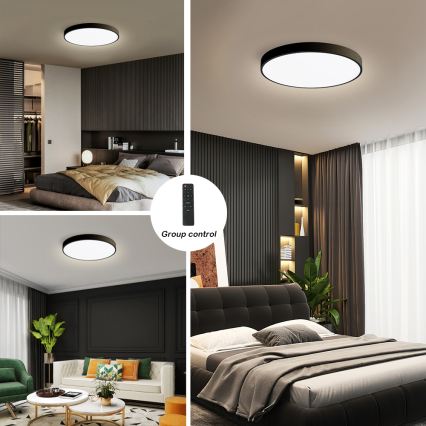 Brilagi - Luminária de teto LED dimmerizável POOL SMART LED/60W/230V 3000-6000K 50 cm + controlo remoto