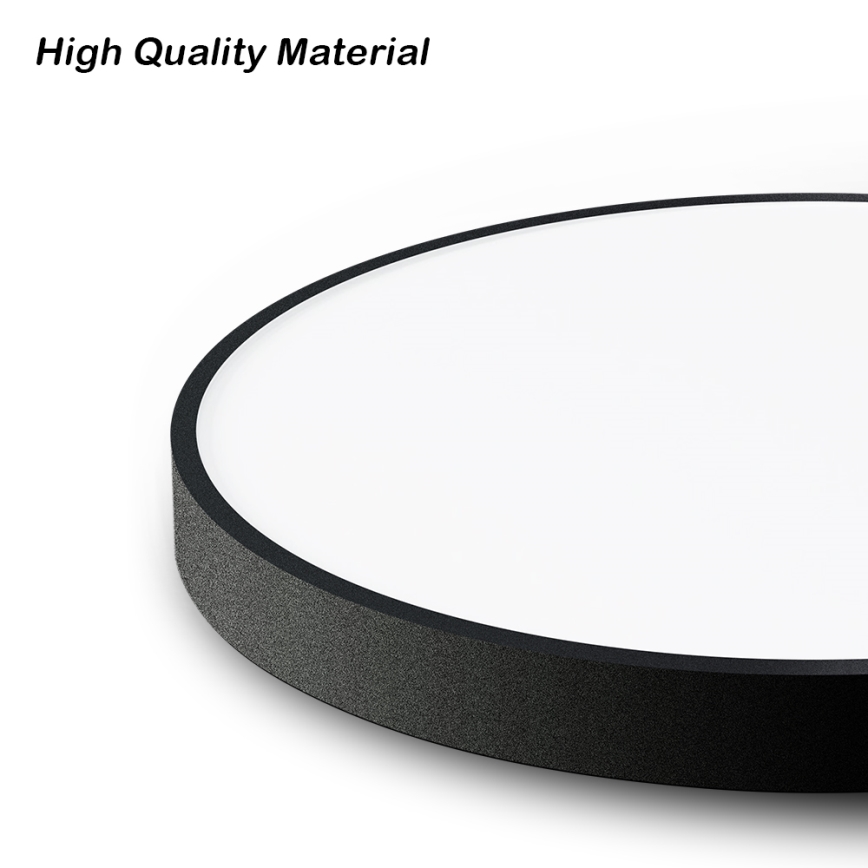 Brilagi - Candeeiro de teto LED regulável POOL SMART LED/100W/230V 3000-6000K Ø 80 cm Wi-Fi Tuya preto + comando remoto