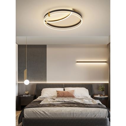 Brilagi - Candeeiro de teto LED dimerizável SIRELI LED/47W/230V 3000-6000K Ø 40 cm + comando à distância