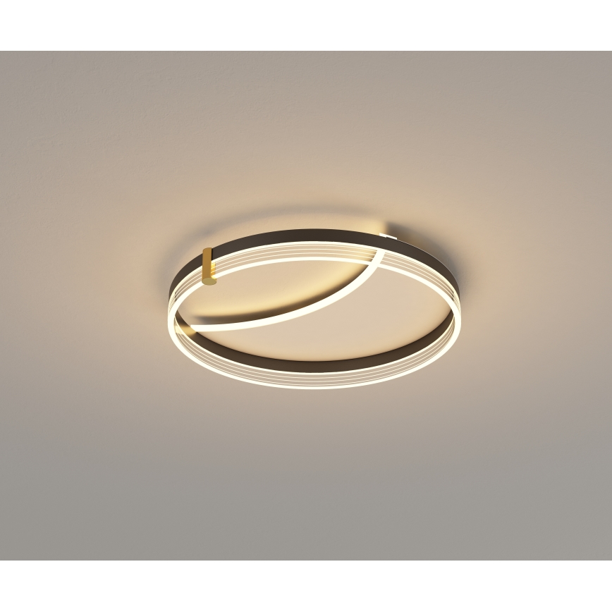 Brilagi - Candeeiro de teto LED dimerizável SIRELI LED/47W/230V 3000-6000K Ø 40 cm + comando à distância