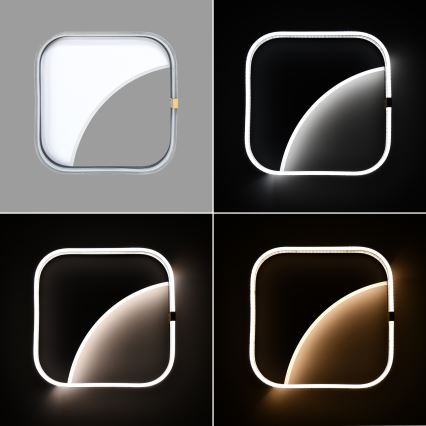 Brilagi - Luminária de teto LED dimerizável SIRELI LED/56W/230V 3000-6000K 40x40 cm + controlo remoto