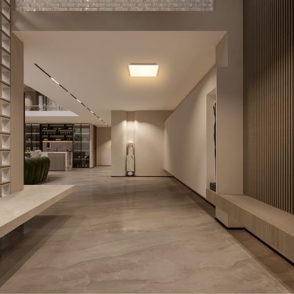 Brilagi - Luminária de teto LED dimerizável SLIMFRAME LED/36W/230V 45x45 cm 3000-6000K branca + comando remoto