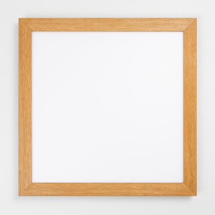 Brilagi - Luminária de teto LED dimerizável SLIMFRAME WOOD LED/58W/230V 64x64 cm 3000–6000K castanha + controlo remoto