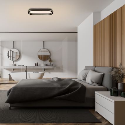 Brilagi - Candeeiro de Tecto LED Dimerizável TRIVARO LED/85W/230V 3000-6000K 20x60 cm + controlo remoto