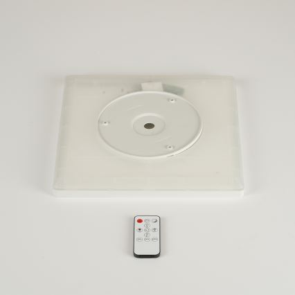 Brilagi - Candeeiro de teto LED dimerizável ULTRA SLIM LED/18W/230V 2700-6500K 30x30 cm branco + comando remoto