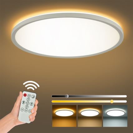 Brilagi - Luminária de teto dimerizável ULTRA SLIM LED/24W/230V 2700-6500K Ø 42 cm branca + controlo remoto