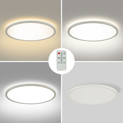 Brilagi - Luminária de teto dimerizável ULTRA SLIM LED/24W/230V 2700-6500K Ø 42 cm branca + controlo remoto