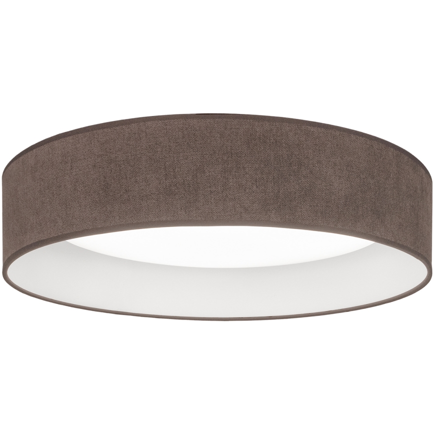 Brilagi - Luminária de tecto LED dimerizável VELVET SMARTIX LED/24W/230V 3000-6000K Ø 45 cm castanha Wi-Fi Tuya Beacon + controlo remoto