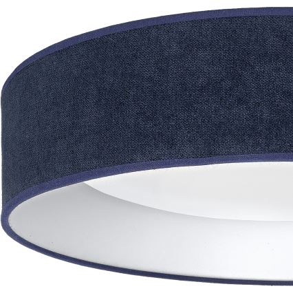 Brilagi - Candeeiro de teto dimerizável VELVET SMARTIX LED/36W/230V 3000-6000K Ø 55 cm azul Wi-Fi Tuya Beacon + controlo remoto