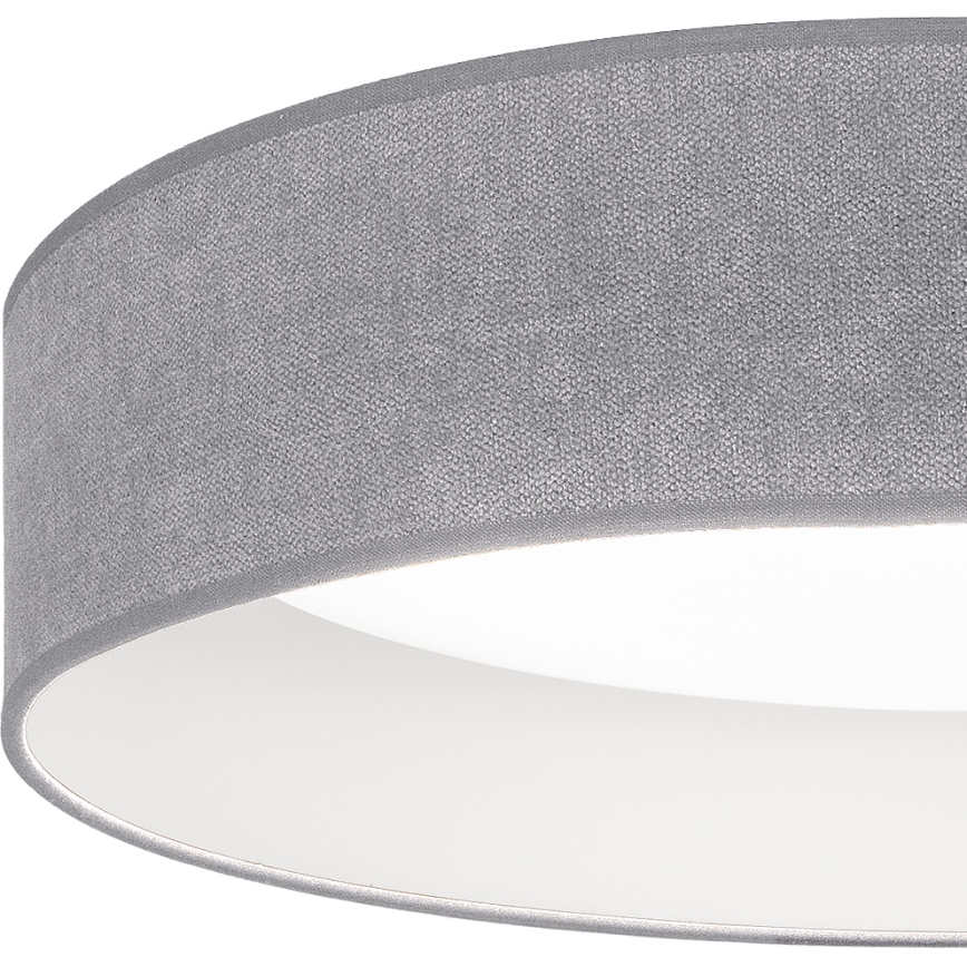 Brilagi - Candeeiro de teto LED dimerizável VELVET SMARTIX LED/36W/230V 3000-6000K Ø 55 cm cinzento Wi-Fi Tuya Beacon + comando remoto