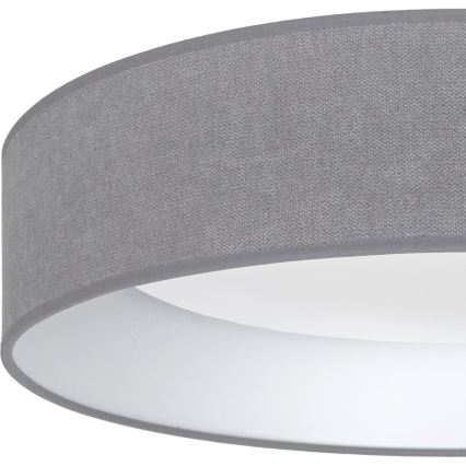Brilagi - Candeeiro de teto LED dimerizável VELVET SMARTIX LED/36W/230V 3000-6000K Ø 55 cm cinzento Wi-Fi Tuya Beacon + comando remoto